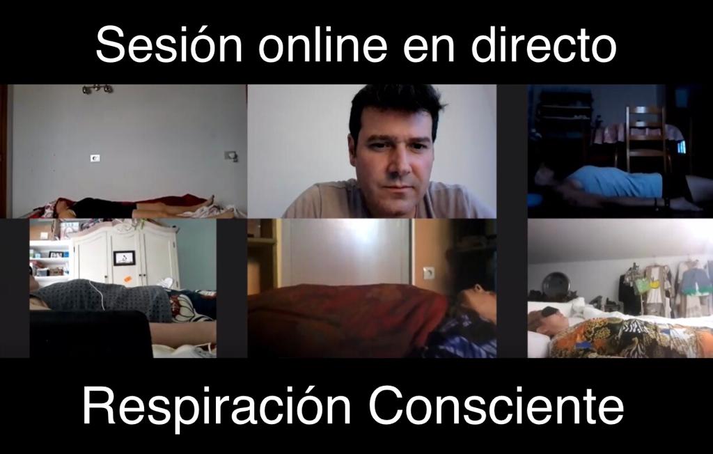 Sesión online en directo Respiración Consciente